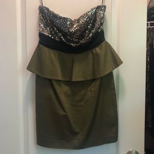 Alice and Olivia strapless cocktail dress